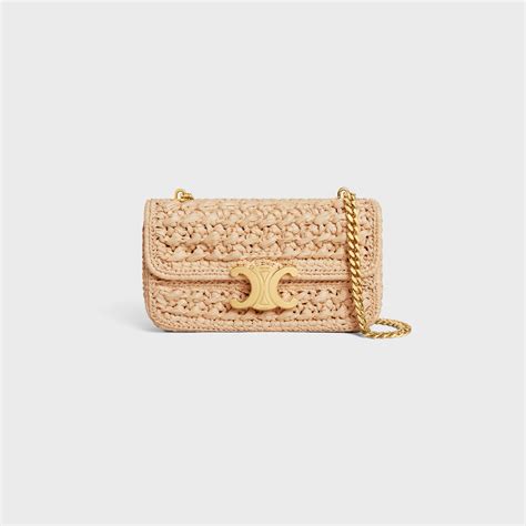 celine claude raffia|celine raffia shoulder bag.